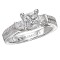 3 Stone Semi-Mount Diamond Ring
