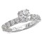 Peg Head Semi-Mount Diamond Ring