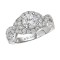 Round Halo Diamond Ring