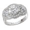 Halo Semi-Mount Diamond Ring