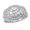 Halo Semi-Mount Diamond Ring