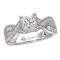 Split Shank Halo Semi-Mount Ring