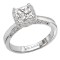 Halo Semi-Mount Diamond Ring