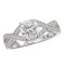 Split Shank Semi-Mount Diamond Ring