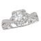 Split Shank Semi-Mount Diamond Ring