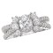 Peg Head Semi-Mount Diamond Ring