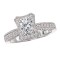 Halo Semi-Mount Diamond Ring