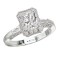 Halo Semi-Mount Diamond Ring