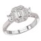 Halo Semi-Mount Diamond Ring