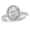 Halo Semi-Mount Diamond Ring