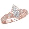 Vintage Semi-Mount Diamond Ring