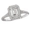 Halo Semi-Mount Diamond Ring
