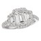 Halo Semi-Mount Diamond Ring
