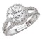 Split Shank Semi-Mount Diamond Ring