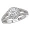Split Shank Semi-Mount Diamond Ring