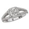 Split Shank Semi-Mount Diamond Ring