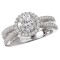 Split Shank Semi-Mount Diamond Ring