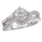 Halo Semi-Mount Diamond Ring