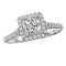 Two Tone Semi-Mount Diamond Ring