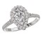 Two Tone Semi-Mount Diamond Ring