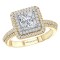 Two-Tone Halo Semi-Mount Ring