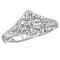 Vintage Semi-Mount Diamond Ring