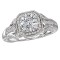 Vintage Semi-Mount Diamond Ring