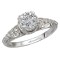 Vintage Semi-Mount Diamond Ring