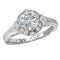 Vintage Semi-Mount Diamond Ring