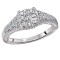 Vintage Semi-Mount Diamond Ring