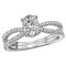 Split Shank Semi-Mount Diamond Ring