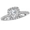 Halo Semi-Mount Diamond Ring