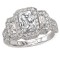 Halo Semi-Mount Diamond Ring