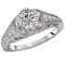 Vintage Semi-Mount Diamond Ring