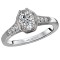 Halo Semi-Mount Diamond Ring