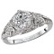 Vintage Semi-Mount Diamond Ring