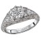 Vintage Semi-Mount Diamond Ring
