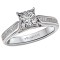 Peg Head Semi-Mount Diamond Ring