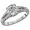 Split Shank Semi-Mount Diamond Ring