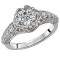 Vintage Semi-Mount Diamond Ring