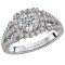 Split Shank Semi-Mount Diamond Ring
