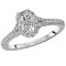 Halo Semi-Mount Diamond Ring