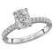 Classic Semi-Mount Diamond Ring