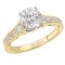 Classic Semi-Mount Diamond Ring