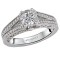 Split Shank Semi-Mount Diamond Ring