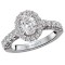 Halo Semi-Mount Diamond Ring