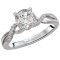 Peg Head Semi-Mount Diamond Ring