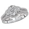 Split Shank Semi-Mount Diamond Ring