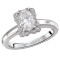 Halo Semi-Mount Diamond Ring