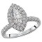 Peg Head Semi-Mount Diamond Ring